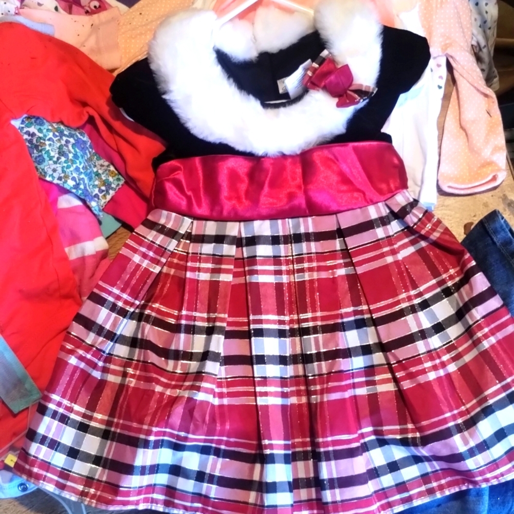12 month Christmas dress
